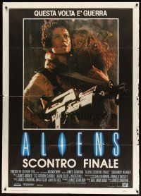 9s130 ALIENS Italian 1p '86 James Cameron, some places in the universe you don't go alone!
