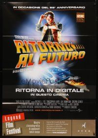 9s134 BACK TO THE FUTURE Italian 1p R10 Robert Zemeckis, Michael J. Fox, digitally restored!