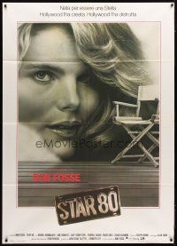 9s285 STAR 80 Italian 1p '84 Mariel Hemingway as Playboy Playmate of the Year Dorothy Stratten!