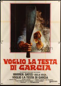 9s026 BRING ME THE HEAD OF ALFREDO GARCIA Italian 2p '74 great completely different image!