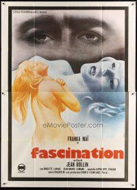 9s046 FASCINATION Italian 2p '80 sexy montage art with naked women by Ferrini!
