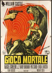 9s072 LET'S KILL UNCLE Italian 2p '66 William Castle, best completely different artwork!