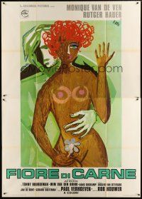 9s115 TURKISH DELIGHT Italian 2p '73 Paul Verhoeven, cool different Brini art of naked woman!
