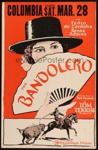 9s338 BANDOLERO WC '24 Renee Adoree is a Spaniard who falls in love with a bullfighter!