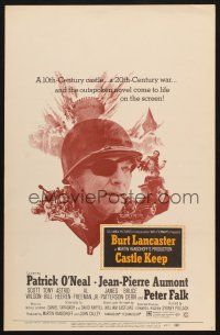 9s370 CASTLE KEEP WC '69 Burt Lancaster in World War II, directed by Sydney Pollack!