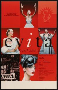 9s401 EVITA stage play WC '98 Natalie Toro, music by Andrew Lloyd Webber!