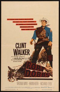 9s416 FORT DOBBS WC '58 it took a thousand miracles to get Clint Walker out of there!