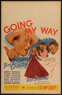 9s432 GOING MY WAY WC '44 Bing Crosby, Rise Stevens & Barry Fitzgerald in Leo McCarey's classic!