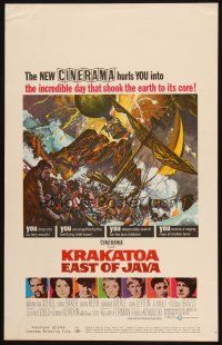 9s492 KRAKATOA EAST OF JAVA WC '69 the incredible day that shook the Earth to its core, Cinerama!