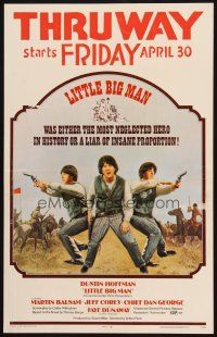 9s506 LITTLE BIG MAN WC '71 Dustin Hoffman is the most neglected hero in history, Arthur Penn