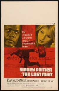 9s509 LOST MAN WC '69 Sidney Poitier crowded a lifetime into 37 suspensful hours!