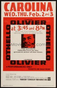 9s542 OTHELLO WC '66 the greatest actor of our time Laurence Olivier, Shakespeare