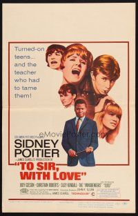 9s620 TO SIR, WITH LOVE WC '67 Sidney Poitier, Lulu, directed by James Clavell!