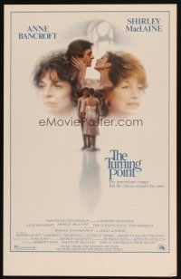 9s624 TURNING POINT WC '77 artwork of Shirley MacLaine & Anne Bancroft by John Alvin!