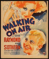 9s632 WALKING ON AIR WC '36 great art of sexy red-haired Ann Sothern & Gene Raymond!