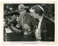 9t354 BEND OF THE RIVER 8x10 still '52 Jimmy Stewart & Arthur Kennedy having a drink at the bar!