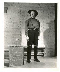 9t386 BRIGHAM YOUNG 8x10 still '40 wardrobe test shot of Dean Jagger looking up away from camera!