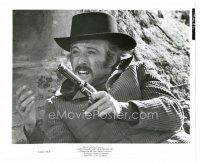 9t406 BUTCH CASSIDY & THE SUNDANCE KID 8x10 still '69 great close up of Robert Redford with gun!