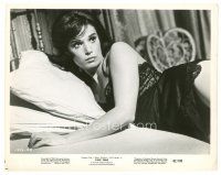 9t415 CAPE FEAR 8x10 still '62 close up of sexy Barrie Chase wearing nightie in bed!