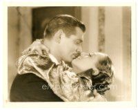 9t422 CHAINED 8x10 still '34 romantic close up of Clark Gable about to kiss Joan Crawford!