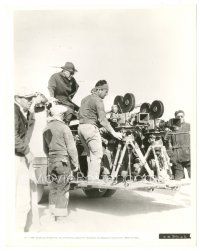9t098 CLEOPATRA candid 8x10 still R60s Cecil B. DeMille directs crew with cameras on the set!