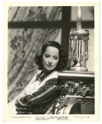 9t461 DARK WATERS 8x10 still '44 close up of Merle Oberon by candelabra looking down!