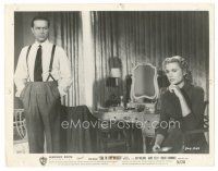 9t469 DIAL M FOR MURDER 8x10 still '54 Hitchcock, Ray Milland looks concerned at Grace Kelly!