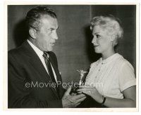 9t501 ED SULLIVAN deluxe 8x10 news photo '59 receiving the Jolly Fisherman Award from Skegness mag!