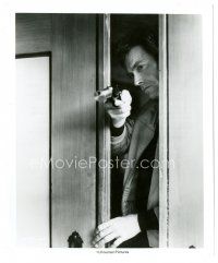 9t504 EIGER SANCTION 8x10 still '75 Clint Eastwood with gun sneaks in to kill man for $20,000!