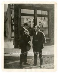 9t121 FAMOUS MRS. FAIR candid 8x10 still '23 director Fred Niblo & Louis B. Mayer outside bakery!