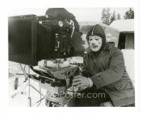 9t129 FOX candid 8x10 still '68 director Mark Rydell wearing ski mask by camera because of the cold