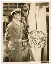 9t611 HERE COMES TROUBLE 8x10 still '36 Paul Kelly commanding ship & going half speed ahead!