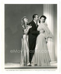 9t612 HIRED WIFE 8x10 still '40 Brian Aherne torn between Virginia Bruce & Rosalind Russell!