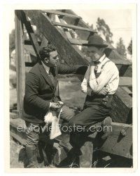 9t157 HIS MOTHER'S BOY candid 8x10 still '17 director Schertzinger talks with star Charles Ray!