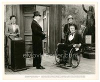 9t622 HOUSE OF WAX 8x10 still '53 Merry Townsend, Paul Cavanagh & Vincent Price in wheelchair!