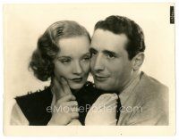 9t629 I BELIEVED IN YOU 8x10 still '34 romantic c/u of pretty Rosemary Ames & Victor Jory!