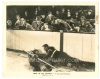 9t635 IDOL OF THE CROWDS 8x10 still '37 hockey player John Wayne on ice after collision w/player!