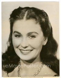 9t655 JEAN SIMMONS 7.25x9.5 still '52 smiling portrait, recently selected as one of the top stars!