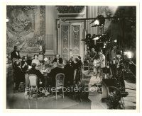 9t172 JUAREZ candid 8x10 still '39 Claude Rains & Gale Sondergaard with director Dieterle on set!