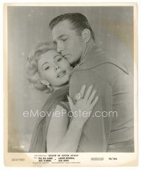 9t834 QUEEN OF OUTER SPACE 8x10 still '58 close up of sexy Zsa Zsa Gabor romanced by Eric Fleming!