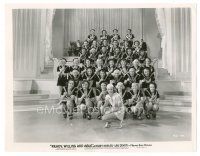 9t840 READY, WILLING & ABLE 8x10 still '37 Ruby Keeler with sexy chorus girls in sailor suits!