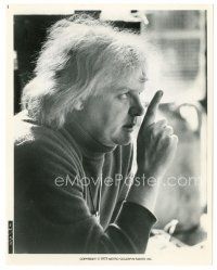 9t248 SAVAGE MESSIAH candid 8x10 still '72 close up producer/director Ken Russell pointing finger!