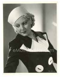 9t924 THELMA TODD 7.75x10.25 still '30s waist-high portrait in wonderful outfit with hat!