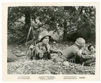 9t941 TO HELL & BACK 8x10 still '55 Audie Murphy's story as a soldier in World War II!