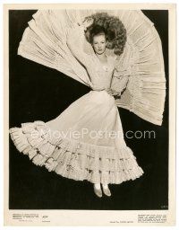 9t962 VERONICA LAKE 8x10 still '45 incredible full-length portrait laying down in flowing dress!