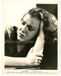 9t992 WINTERSET 8x10 still '36 portrait of worried Margo, from Maxwell Anderson's play!