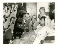 9t298 WONDERFUL WORLD OF THE BROTHERS GRIMM candid 8x10 still '62 director talks to Laurence Harvey
