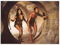 9t009 BENEATH THE PLANET OF THE APES color 7.5x10 still '70 Franciscus & Linda Harrison in tunnel!