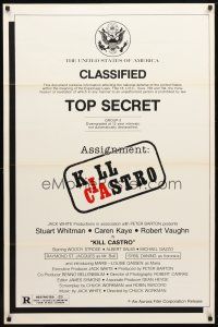 9w120 CUBA CROSSING 1sh '80 Robert Vaughn, Assignment: Kill Castro!