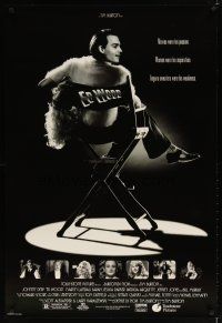 9w168 ED WOOD DS 1sh '94 Tim Burton, Johnny Depp in the director's chair, mostly true!